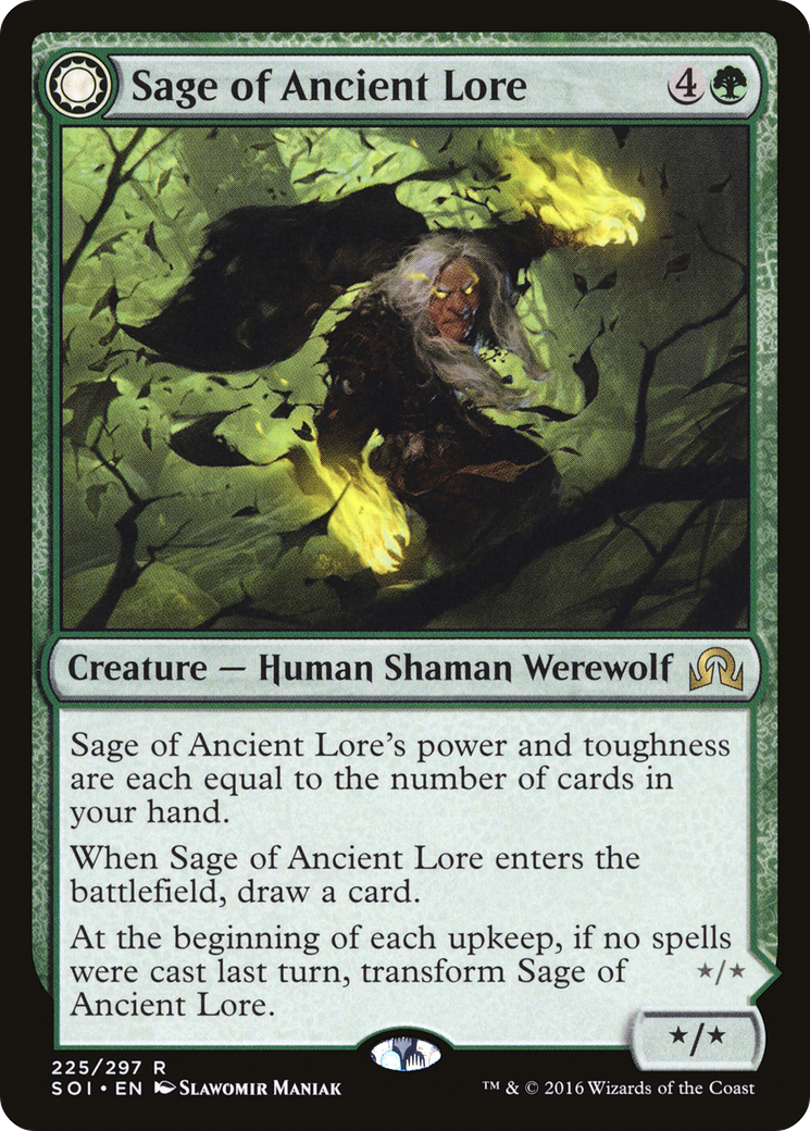Sage of Ancient Lore (SOI-225) [Shadows over Innistrad] MTG Single Wizards of the Coast