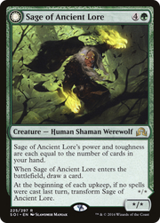 Sage of Ancient Lore (SOI-225) [Shadows over Innistrad] Foil MTG Single Wizards of the Coast