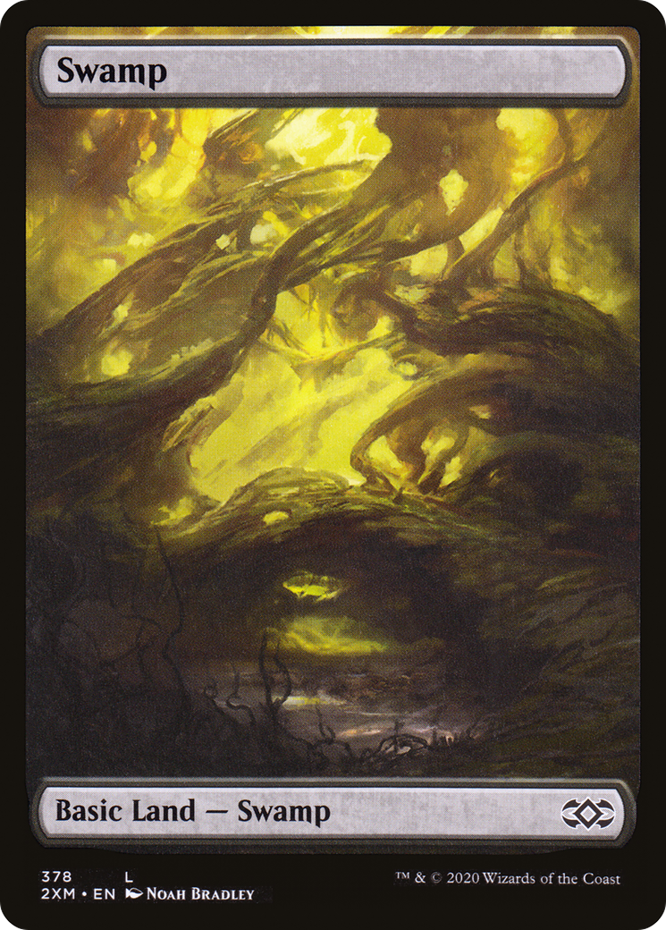 Swamp (378) (2XM-378) [Double Masters] Foil MTG Single Wizards of the Coast