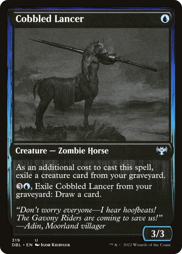 Cobbled Lancer (DBL-319) [Innistrad: Double Feature] MTG Single Wizards of the Coast