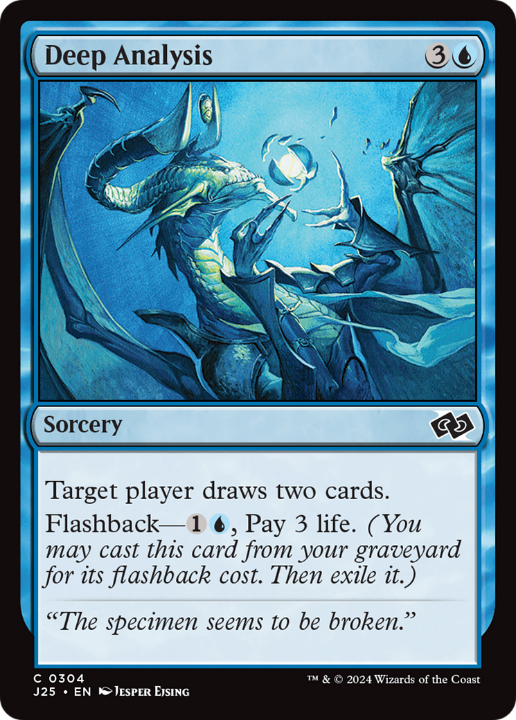 Deep Analysis (J25-304) [Foundations Jumpstart] MTG Single Wizards of the Coast