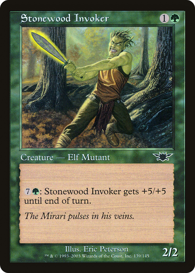 Stonewood Invoker (LGN-139) [Legions] MTG Single Wizards of the Coast