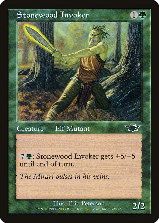 Stonewood Invoker (LGN-139) [Legions] MTG Single Wizards of the Coast