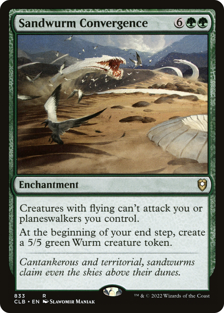 Sandwurm Convergence (CLB-833) [Commander Legends: Battle for Baldur's Gate] MTG Single Wizards of the Coast