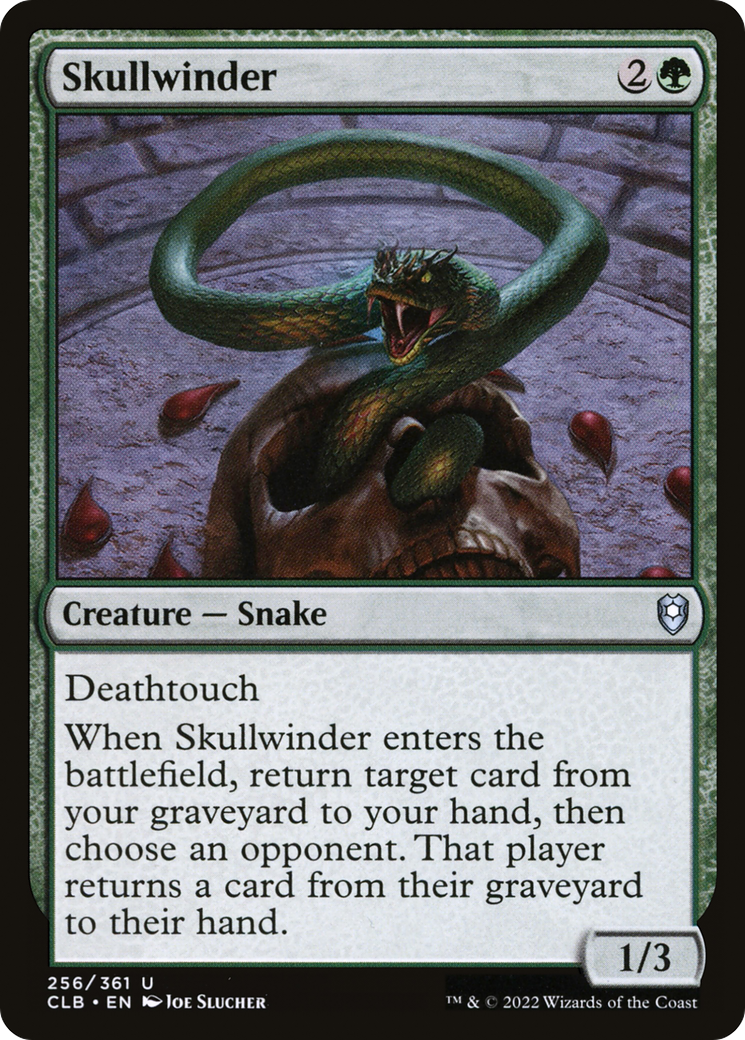 Skullwinder (CLB-256) [Commander Legends: Battle for Baldur's Gate] MTG Single Wizards of the Coast
