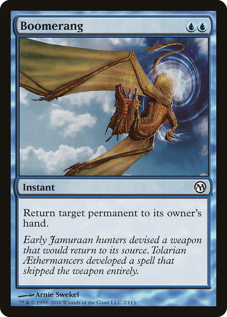 Boomerang (DPA-002) [Misc] Duels of the Planeswalkers MTG Single Wizards of the Coast
