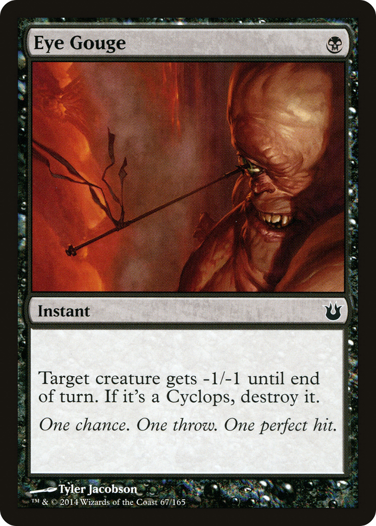 Eye Gouge (BNG-067) [Born of the Gods] Foil MTG Single Wizards of the Coast