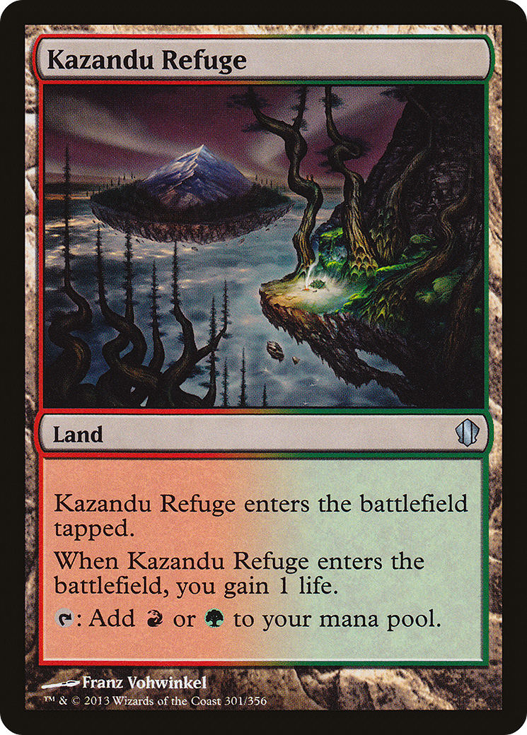 Kazandu Refuge (C13-301) [Commander 2013] MTG Single Wizards of the Coast