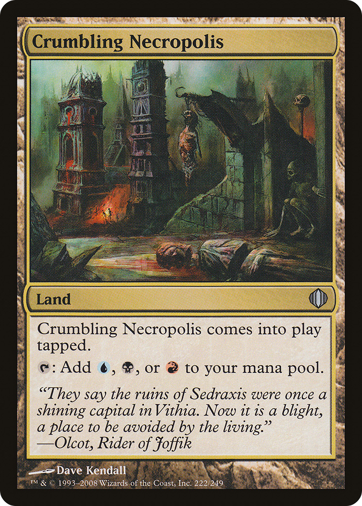 Crumbling Necropolis (ALA-222) [Shards of Alara] Foil MTG Single Wizards of the Coast