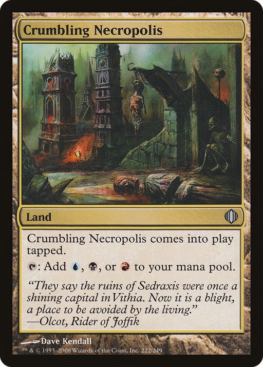 Crumbling Necropolis (ALA-222) [Shards of Alara] Foil MTG Single Wizards of the Coast