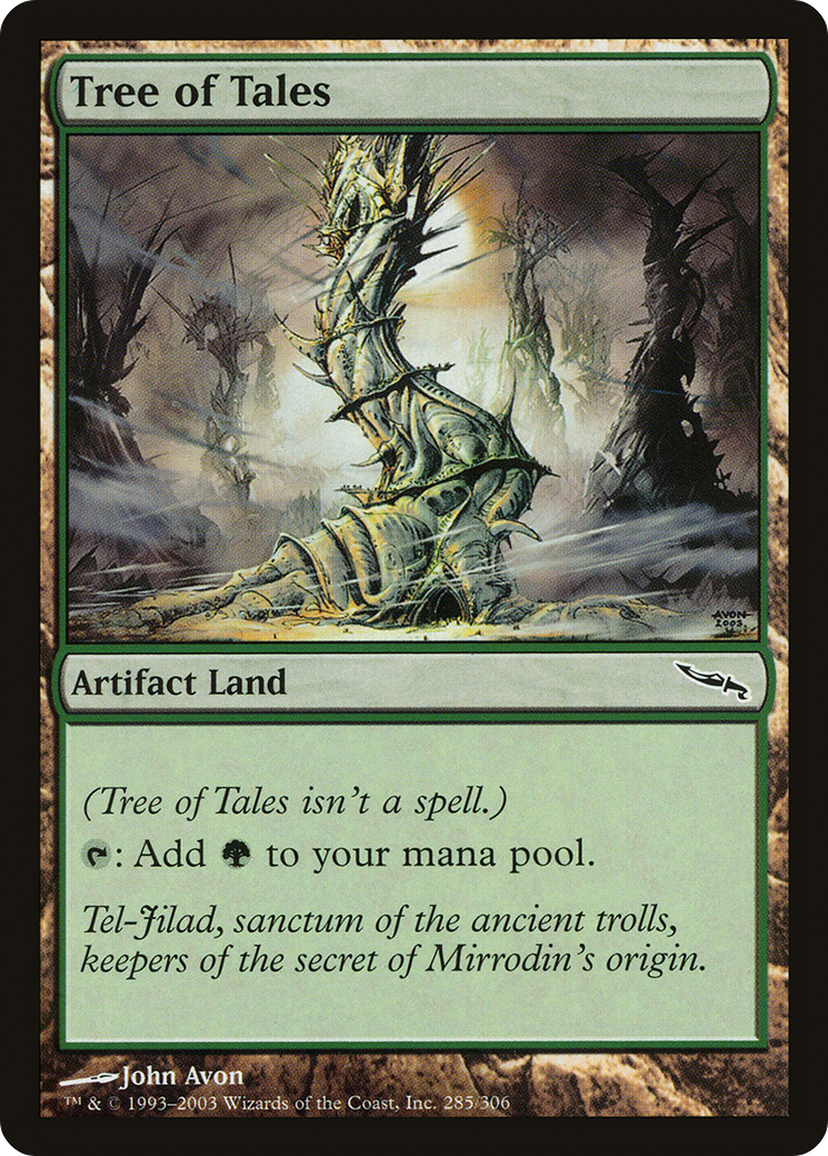 Tree of Tales (MRD-285) [Mirrodin] MTG Single Wizards of the Coast