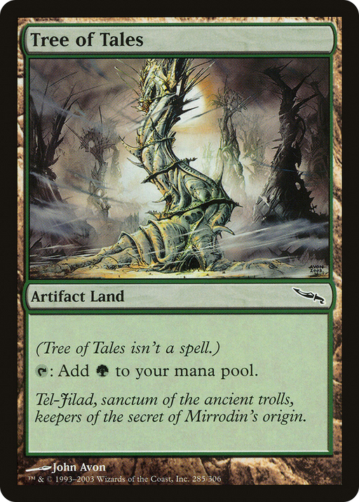 Tree of Tales (MRD-285) [Mirrodin] MTG Single Wizards of the Coast