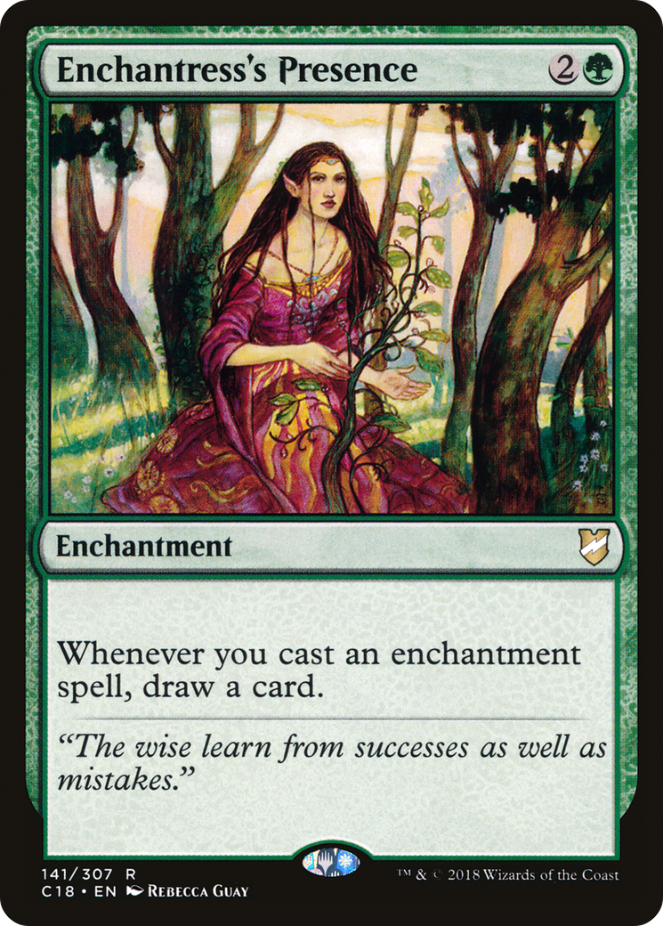 Enchantress's Presence (C18-141) [Commander 2018] MTG Single Wizards of the Coast