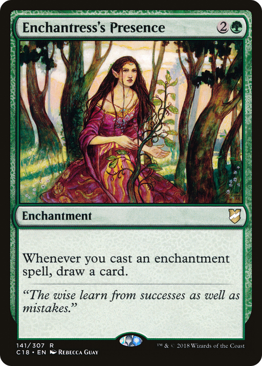 Enchantress's Presence (C18-141) [Commander 2018] MTG Single Wizards of the Coast