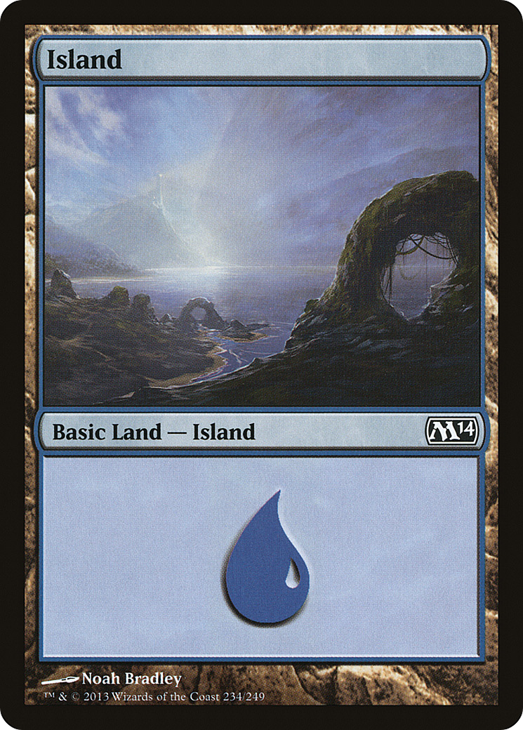 Island (234) (M14-234) [Magic 2014] MTG Single Wizards of the Coast