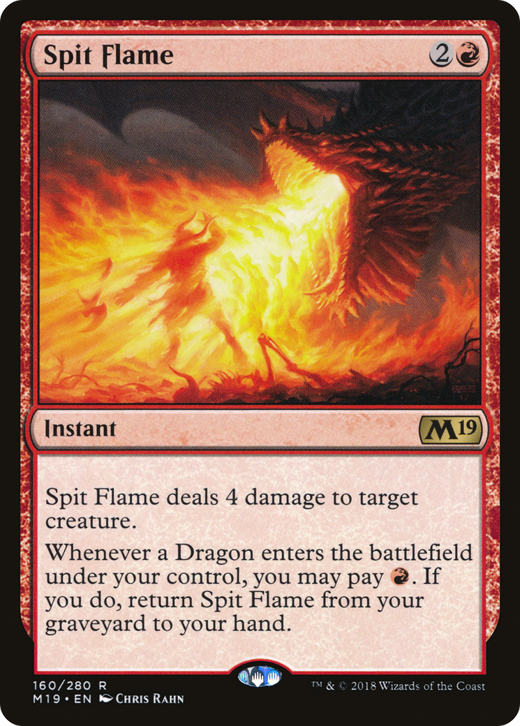 Spit Flame (M19-160) [Core Set 2019] MTG Single Wizards of the Coast
