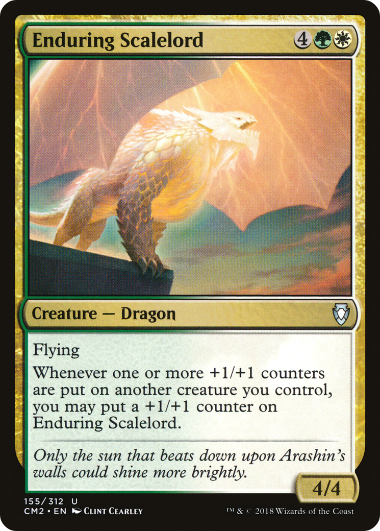 Enduring Scalelord (CM2-155) [Commander Anthology Volume II] MTG Single Wizards of the Coast
