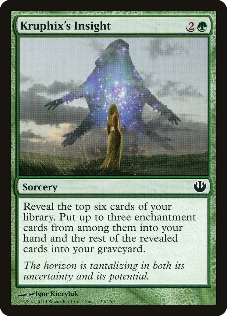 Kruphix's Insight (JOU-129) [Journey into Nyx] Foil MTG Single Wizards of the Coast