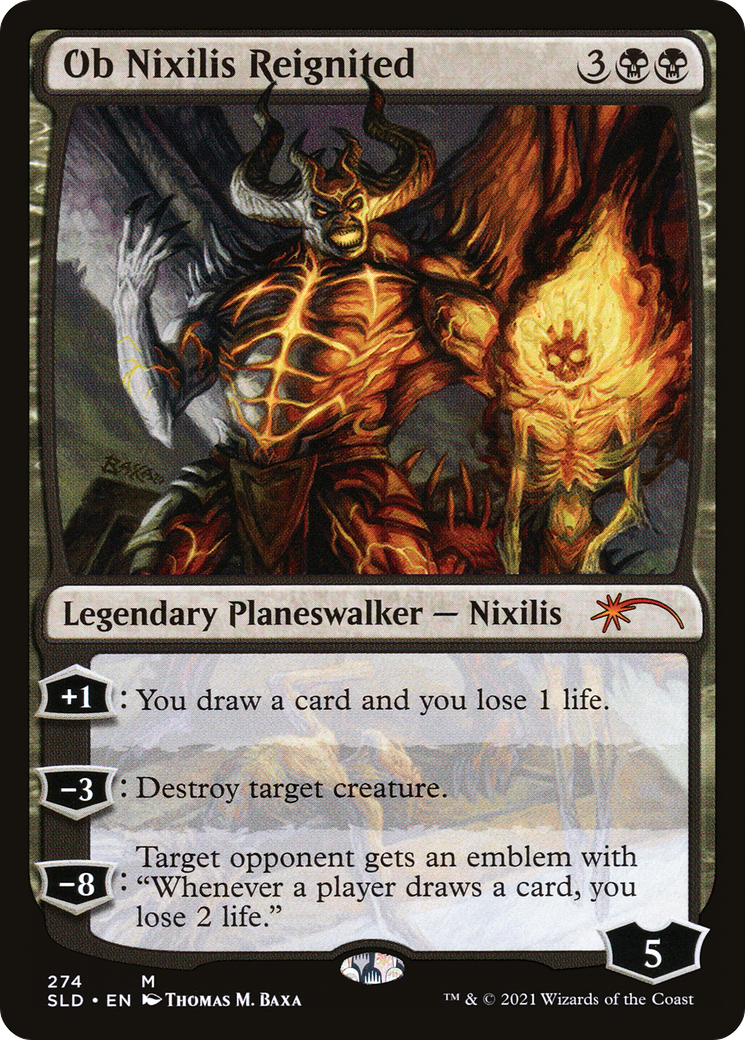 Ob Nixilis Reignited (SLD-274) [Secret Lair] Drop MTG Single Wizards of the Coast