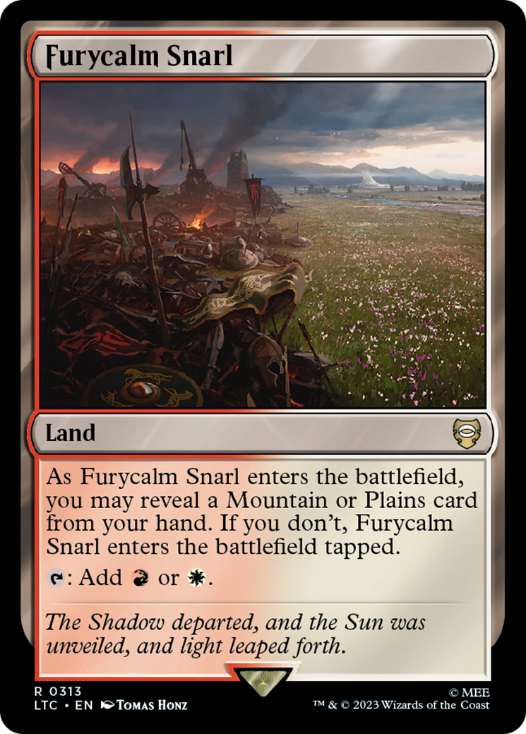 Furycalm Snarl (LTC-313) [Tales of Middle-earth Commander] MTG Single Wizards of the Coast