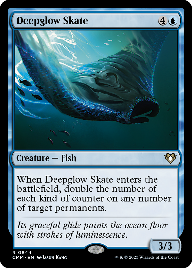 Deepglow Skate (CMM-844) [Commander Masters] MTG Single Wizards of the Coast
