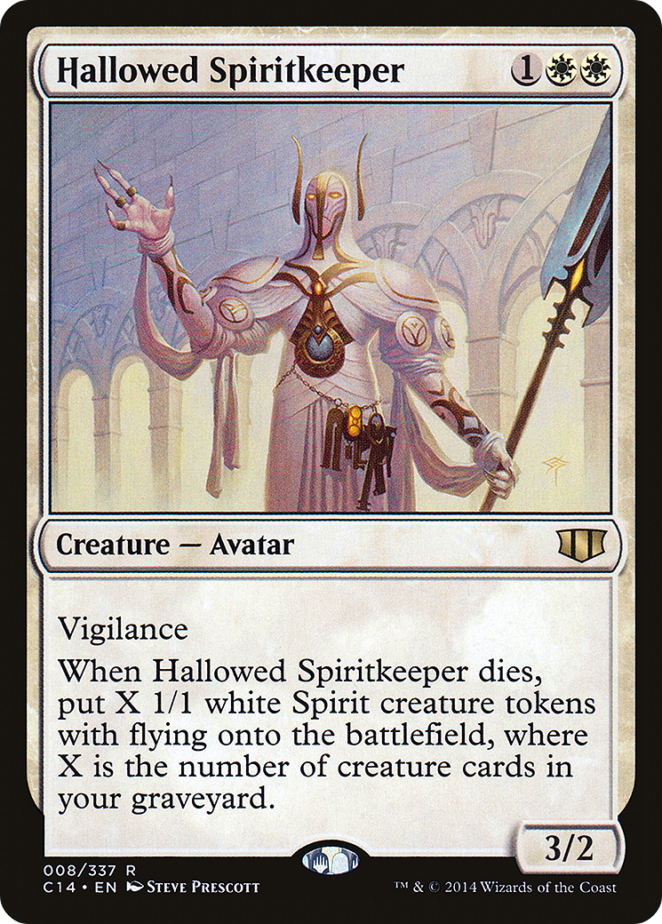 Hallowed Spiritkeeper (C14-008) [Commander 2014] MTG Single Wizards of the Coast