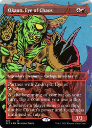 Okaun, Eye of Chaos (SLD-380) [Secret Lair] Drop (Borderless) MTG Single Wizards of the Coast