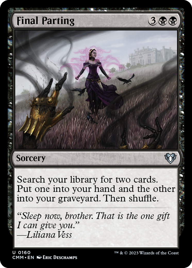 Final Parting (CMM-160) [Commander Masters] Foil MTG Single Wizards of the Coast