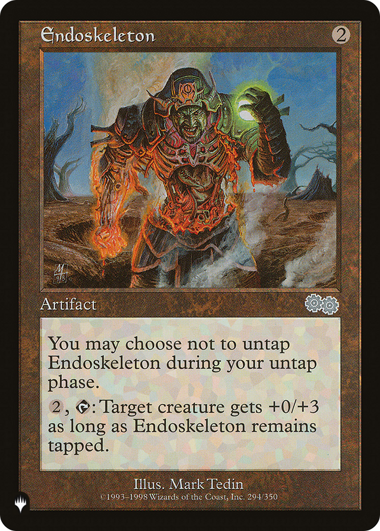 Endoskeleton (LIST-USG-294) [Mystery Booster] The List MTG Single Wizards of the Coast