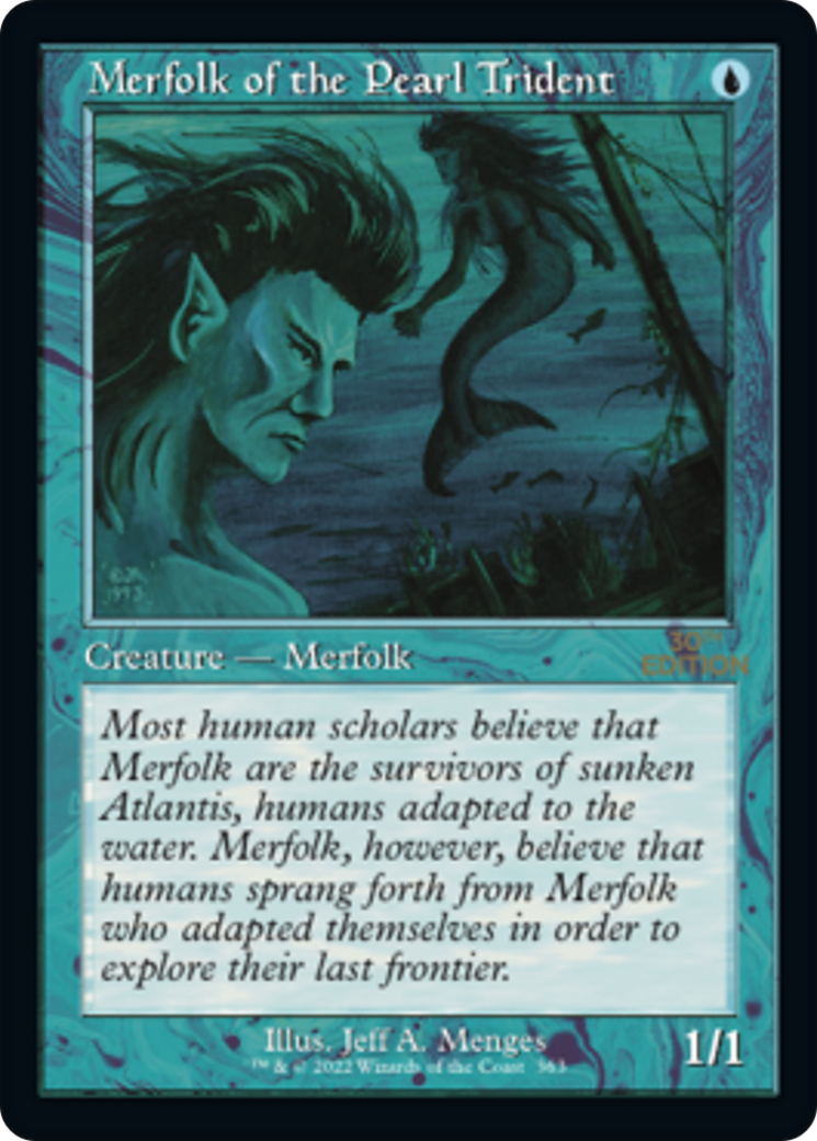 Merfolk of the Pearl Trident (30A-363) [30th Anniversary Edition] MTG Single Wizards of the Coast