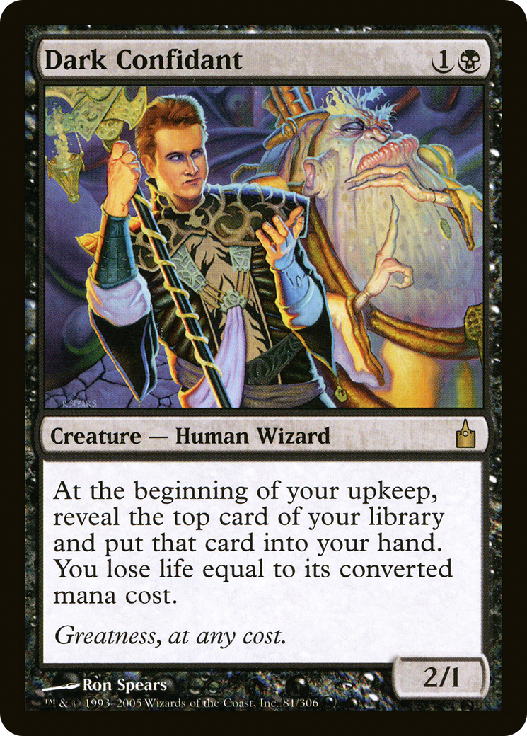 Dark Confidant (RAV-081) [Ravnica: City of Guilds] Foil MTG Single Wizards of the Coast