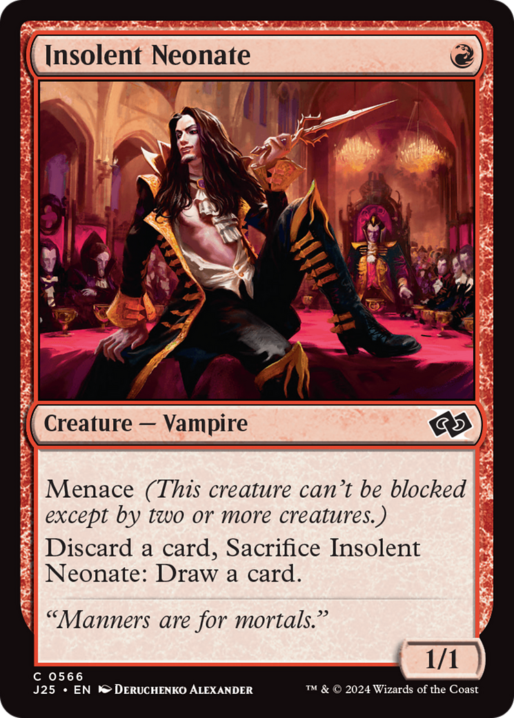 Insolent Neonate (J25-566) [Foundations Jumpstart] MTG Single Wizards of the Coast