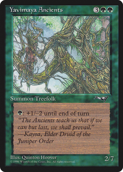 Yavimaya Ancients (ALL-104A) [Alliances] MTG Single Wizards of the Coast