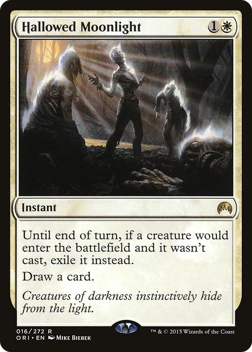 Hallowed Moonlight (ORI-016) [Magic Origins] Foil MTG Single Wizards of the Coast