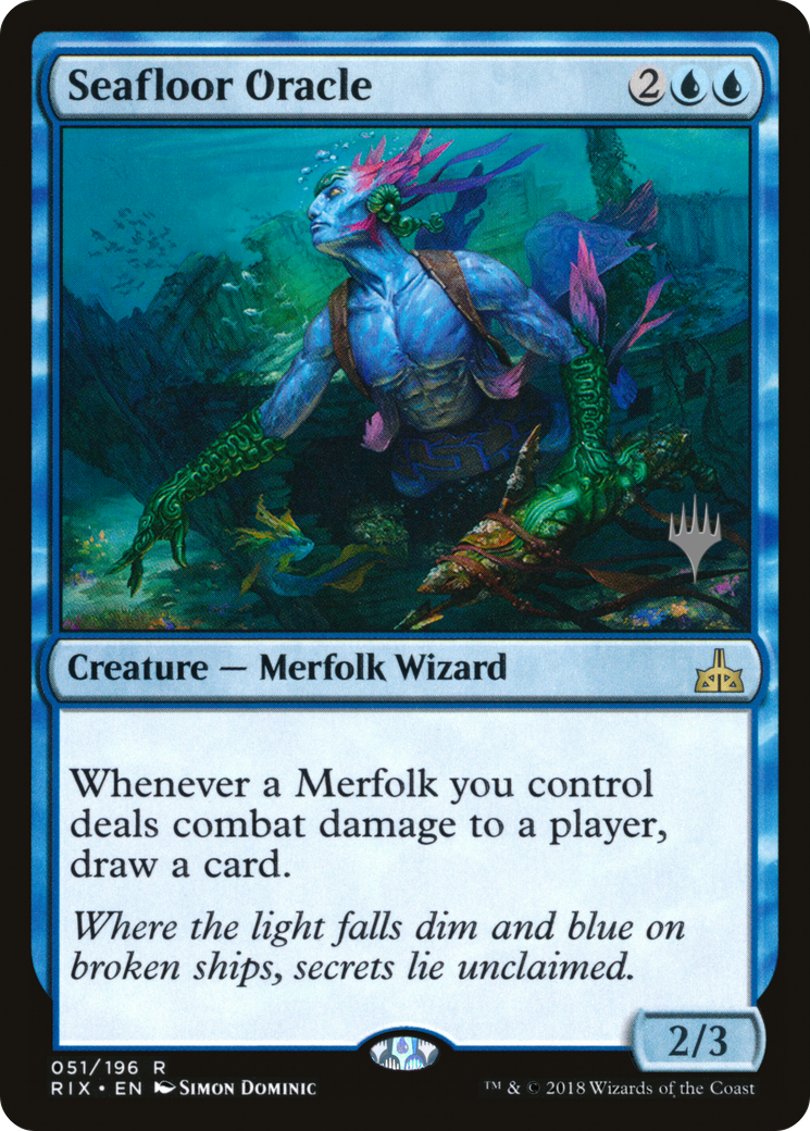 Seafloor Oracle (PPM20-051) [Rivals of Ixalan Promos] Foil MTG Single Wizards of the Coast