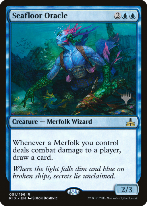 Seafloor Oracle (PPM20-051) [Rivals of Ixalan Promos] Foil MTG Single Wizards of the Coast