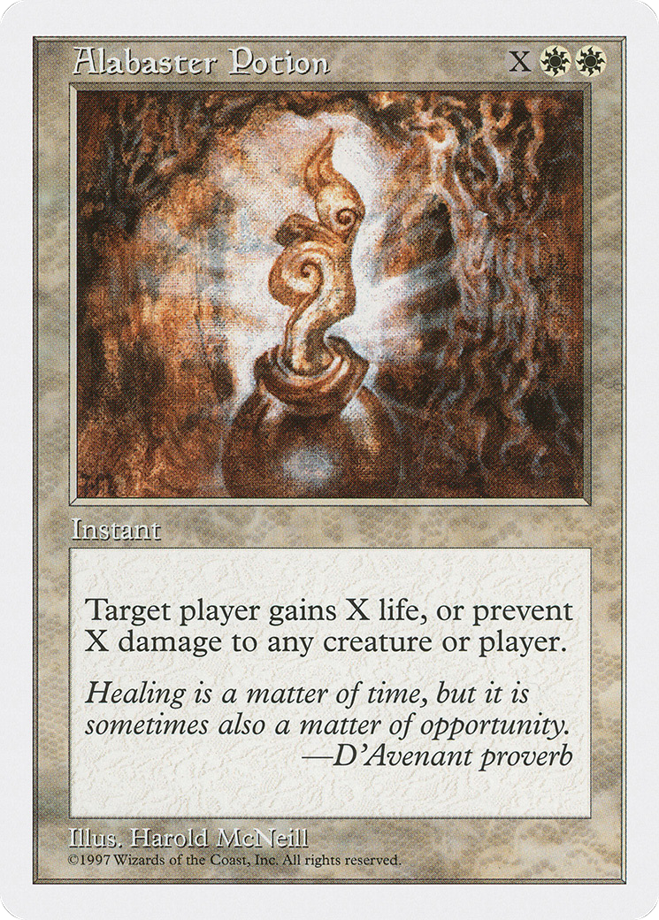 Alabaster Potion (5ED-) [Fifth Edition] MTG Single Wizards of the Coast