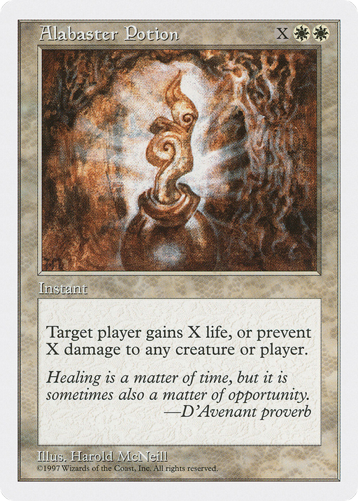 Alabaster Potion (5ED-) [Fifth Edition] MTG Single Wizards of the Coast