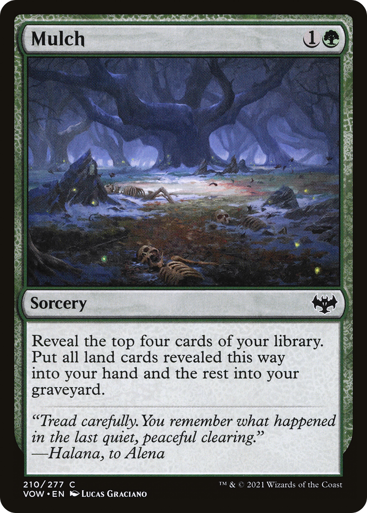 Mulch (VOW-210) [Innistrad: Crimson Vow] Foil MTG Single Wizards of the Coast