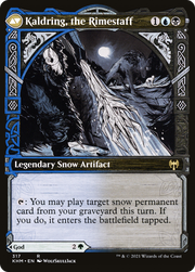 Jorn, God of Winter // Kaldring, the Rimestaff (KHM-317) [Kaldheim] (Showcase) MTG Single Wizards of the Coast