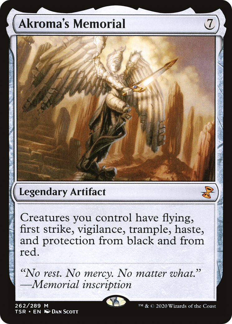 Akroma's Memorial (TSR-262) [Time Spiral Remastered] Foil MTG Single Wizards of the Coast
