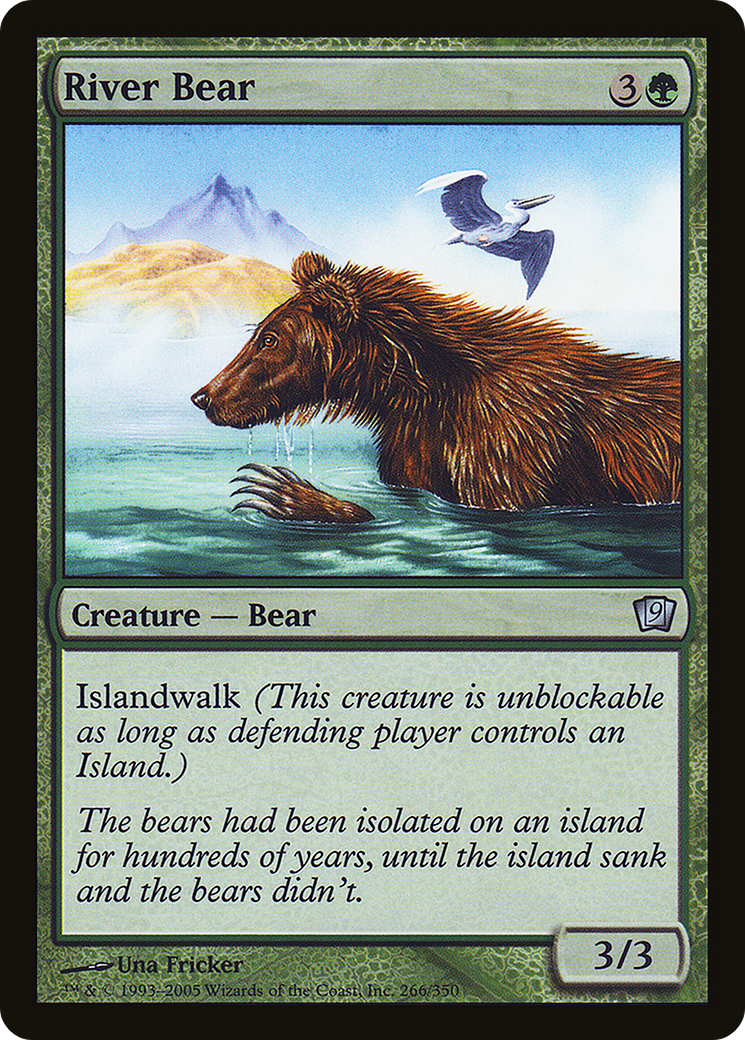 River Bear (9ED-266) [9th Edition] MTG Single Wizards of the Coast