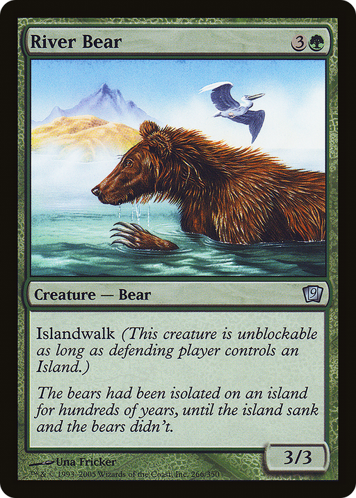 River Bear (9ED-266) [9th Edition] MTG Single Wizards of the Coast
