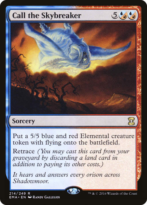 Call the Skybreaker (EMA-214) [Eternal Masters] Foil MTG Single Wizards of the Coast