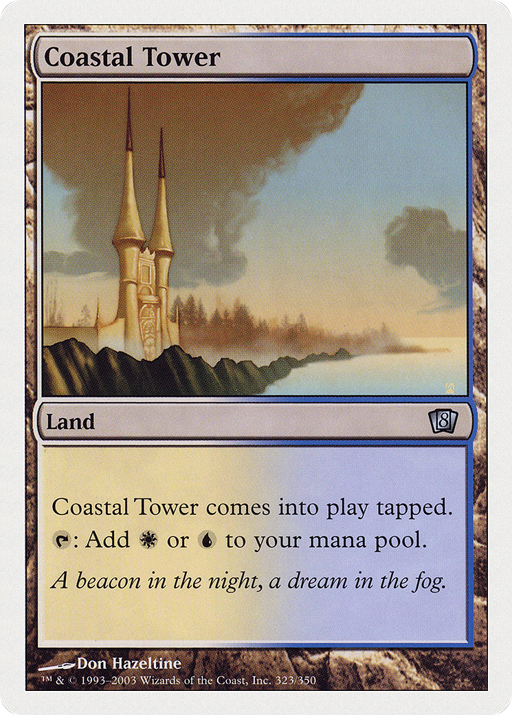 Coastal Tower (8ED-323) [8th Edition] Foil MTG Single Wizards of the Coast