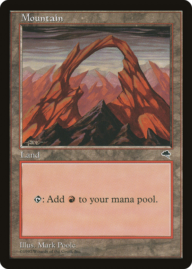 Mountain (TMP-345) [Tempest] MTG Single Wizards of the Coast