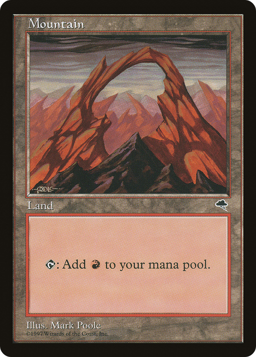 Mountain (TMP-345) [Tempest] MTG Single Wizards of the Coast
