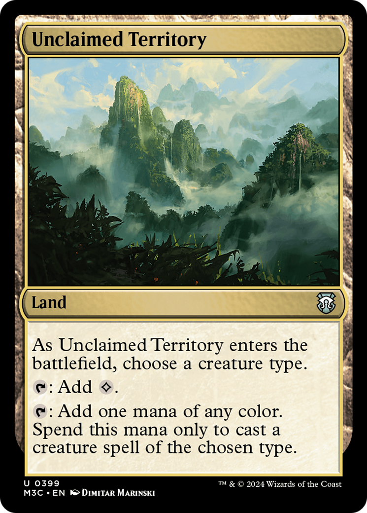 Unclaimed Territory (M3C-399) [Modern Horizons 3 Commander] MTG Single Wizards of the Coast