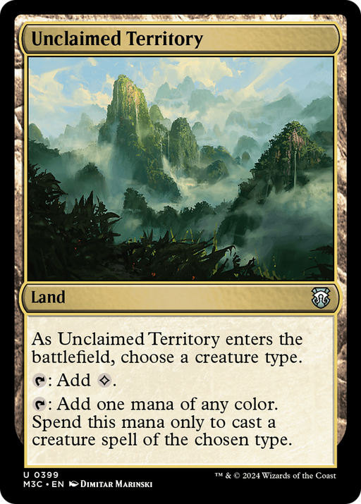 Unclaimed Territory (M3C-399) [Modern Horizons 3 Commander] MTG Single Wizards of the Coast