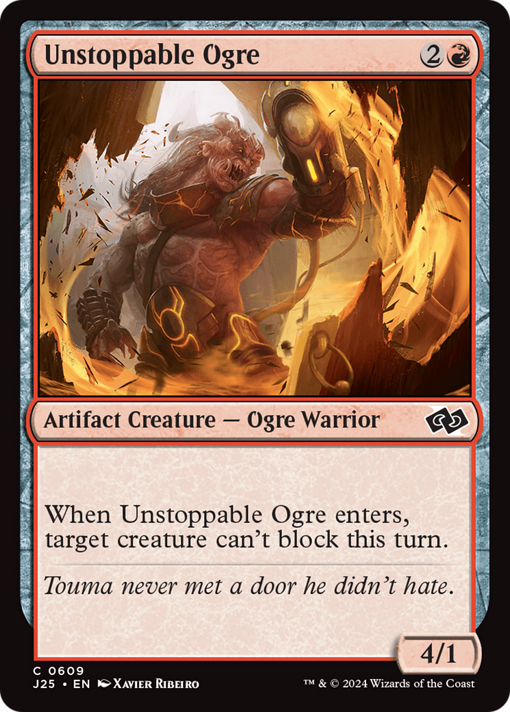 Unstoppable Ogre (J25-609) [Foundations Jumpstart] MTG Single Wizards of the Coast